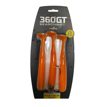 Набор силиконовых приманок Storm Weedless 360GT Searchbait 12 г 14 см Оранжевый (9367)