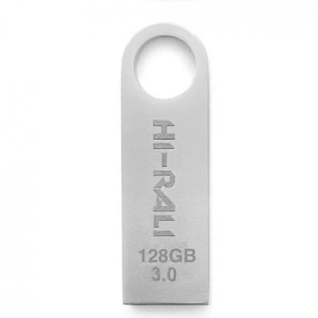 Флешка Hi-Rali 128 GB Shuttle Series Silver (HI-128GB3SHSL)