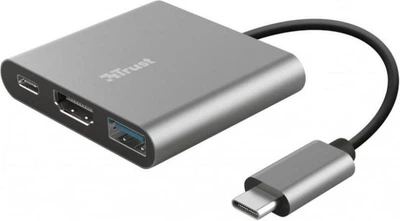 Док-станція для ноутбука Trust Dalyx 3-in-1 Multiport USB-C Adapter (23772)