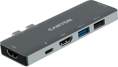 Док-станція для ноутбука Canyon USB Type-C 7-in-1 (CNS-TDS05B)