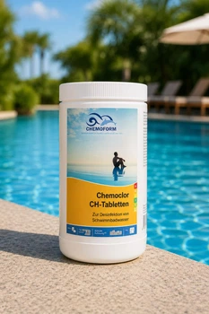 Chemoclor CH-Tabletten (таб 20) 1 кг - шок хлор на основе гипохлорита кальция 70%