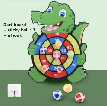 Іграшка для малюка Дартс мішень Crocodile