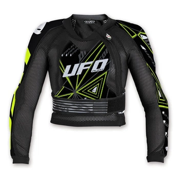Куртка захисна спортивна підліткова UFO ULTRALIGHT 3.0 JR XL Black (PE02387)