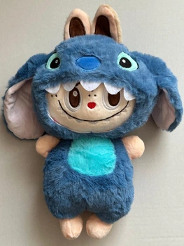 Мягкая игрушка Labubu в стиле Stitch 33 см
