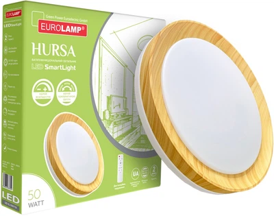 Светильник настенно-потолочный Eurolamp Hursa T14 LED 50W 4000Lm 3000K-6500K (LED-SL-50W-T14)