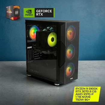 Компьютеры AMD Ryzen 9 с видеокартой GeForce RTX 3070 купить в