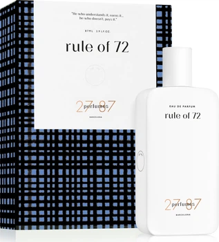 Парфюмированная вода унисекс 27 87 Perfumes Rule of 72 87 мл