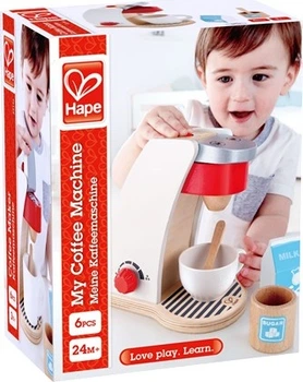 Ігровий набір Hape Іграшкова кавоварка 6 предметів (6943478019324)