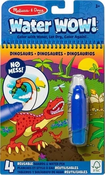 Водяна розмальовка Melissa & Doug Water WOW Динозаври з ручкою (681147005976)