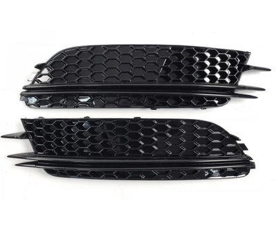 Грати бампера Audi A6 C7 2011-2014 (A6-RS0121)