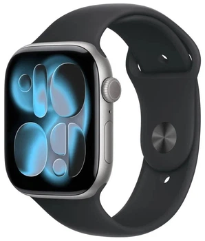 Smartwatch Apple Watch Series 11&nbsp;GPS + Cellular 46mm Space Grey Aluminium Case with Black Sport Band S/M (APL_MFC94)