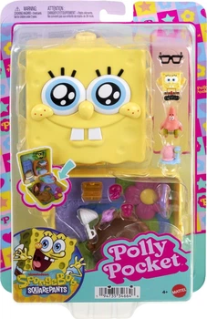 Набір Polly Pocket Губка Боб Квадратні Штани з мікрофігурками 3 см (194735346646)