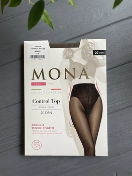 Колготы с сильной утяжкой талии Mona 20 den Control Top 3 avana