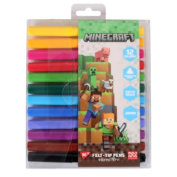 Фломастери Yes Minecraft 12 кольорів (650590)