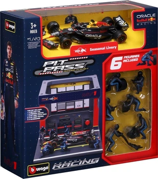 Ігровий набір Bburago Pit Pass Oracle Red Bull Racing RB20 1:43 (4893993384532)