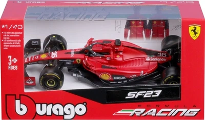 Model samochodu Bburago Ferrari SF-23 1:43 Czerwony (4893993368365)