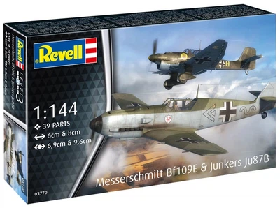 Модель для сборки Revell Messerschmitt Bf109E и Junkers Ju87B Stuka 679400 (4009803037707)