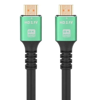 Кабель HDMI- HDMI, 2.1V, 5m, 8K, 120 fps, Черный