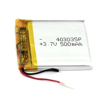 Аккумулятор 403035P универсальный с контроллером, 40 х 30 х 37 мм (500 mAh) для MP4, DVD, GPS, PSP, DVR, телефонов