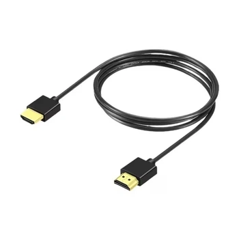 Кабель HDMI Slim, 2K 144Hz (4K 60Hz), Тонкий(3.2mm), 2m(200cm), Black