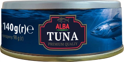 Тунец Alba Food Premium в масле 140 г (6191571805577)