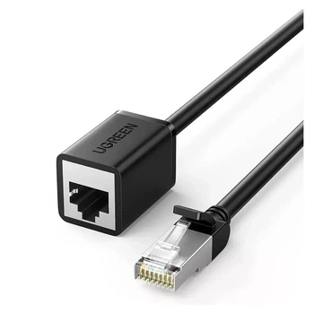 Патч-корд 0.5м F/UTP cat 6 RJ-45 extension black Ugreen (U_11278)