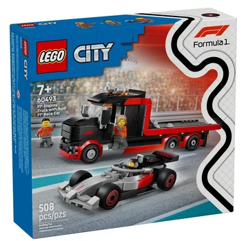 Конструктор LEGO City Демонстрационный грузовик F1 с гоночным автомобилем Audi F1 508 деталей (60493)