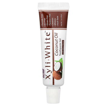 Зубная гель-паста NOW Foods, Solutions "XyliWhite" вкус кокосовое масло и мята (28 г)