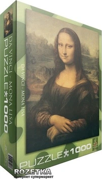Пазл EuroGraphics Мона Ліза Леонардо да Вінчі 1000 елементів (628136612036)