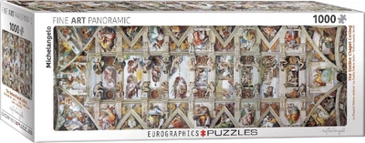 Пазл Eurographics Сикстинська капела 1000 елементів панорамний (628136609609)