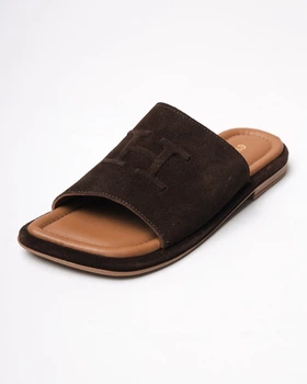 Шльопанці Evromoda 3585410 шоколадний замша 37