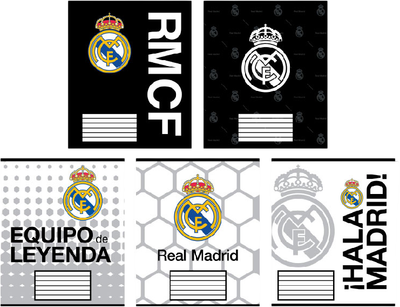 Набір зошитів Kite FC Real Madrid 18 аркушів у лінію 10 шт (RL26-237/10)