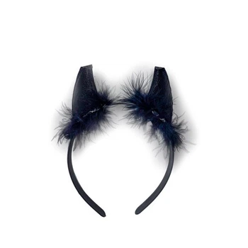 Рожки Чертовка SETA Decor 13-559BLK