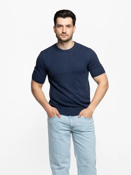 Футболка чоловіча синя трикотажна Arber Crew-neck SS120 XL зріст 5 синій (M09.20.06.621)