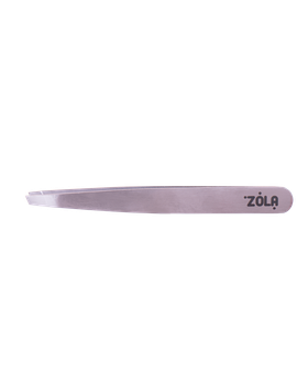ZOLA Пінцет скошений SILVER