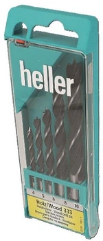 Zestaw wierteł Heller spiralnych do drewna 4-10 mm 5 szt (4010159168724)