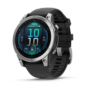 Смарт-годинник Garmin fenix E (47 мм) нержавіюча сталь