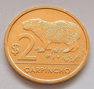 Монета Уругвай 2 песо 2024