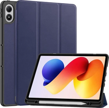 Чехол для планшета BeCover Flexible TPU Mate для Xiaomi Redmi Pad 2 Pro 12.1" с креплением для стилуса Deep Blue (BC_715606)
