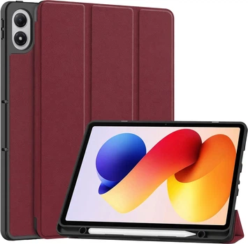Чехол для планшета BeCover Flexible TPU Mate для Xiaomi Redmi Pad 2 Pro 12.1" с креплением для стилуса Red Wine (BC_715610)