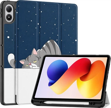 Чохол для планшета BeCover Flexible TPU Mate для Xiaomi Redmi Pad 2 Pro 12.1" з кріпленням для стилуса Good Night (BC_715612)
