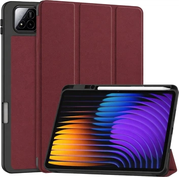 Чехол для планшета BeCover Flexible TPU Mate для Xiaomi Pad 8/8 Pro 11.2" с креплением для стилуса Red Wine (BC_715628)
