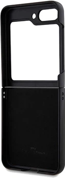 Панель BMW Leather Hot Stamp BMHCZF5SLLBK для Samsung Z Flip5 F731 Black (3666339171995)