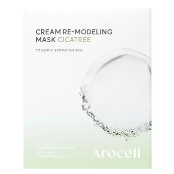 Успокаивающая альгинатная маска с центеллой и чайным деревом Arocell Cream Remodeling Mask Cicatree