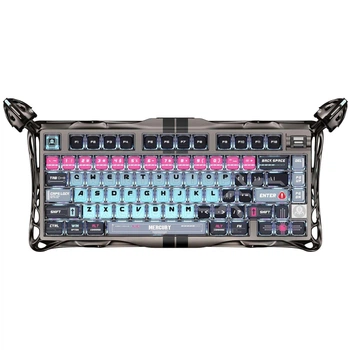 Клавиатура GravaStar Mercury V75 Pro 80keys Magnetic Jade Gaming 8K USB-A RGB Cyberpunk (GSV75PRO_U_RM_EGRY)