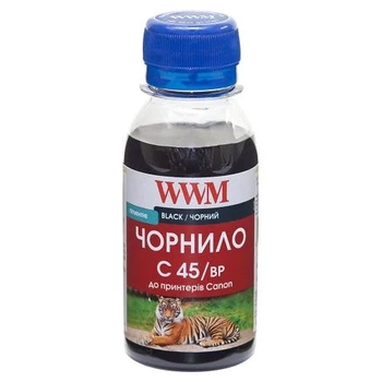 Чернила WWM Canon PG-440/445/80, PGI-450Bk, Black, 100 мл, пигментные (C45/BP-2)