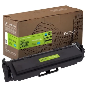 Картридж HP 410X (CF411X), Cyan, Patron Green (PN-410XCGL)