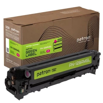 Картридж HP 128A (CE323A), Magenta, Patron Green (PN-128AMGL)