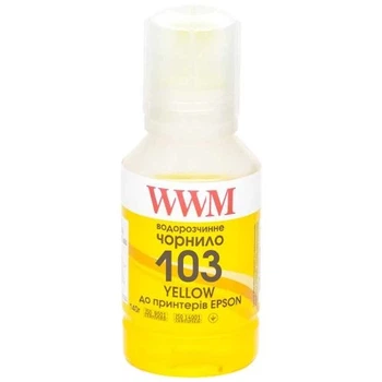 Чернила WWM Epson 103, Yellow, 140 мл, водорастворимые (E103Y)