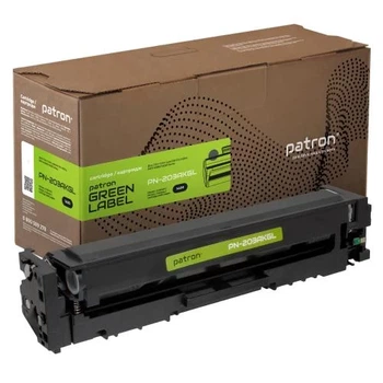 Картридж HP 203A (CF540A), Black, Patron Green (PN-203AKGL)